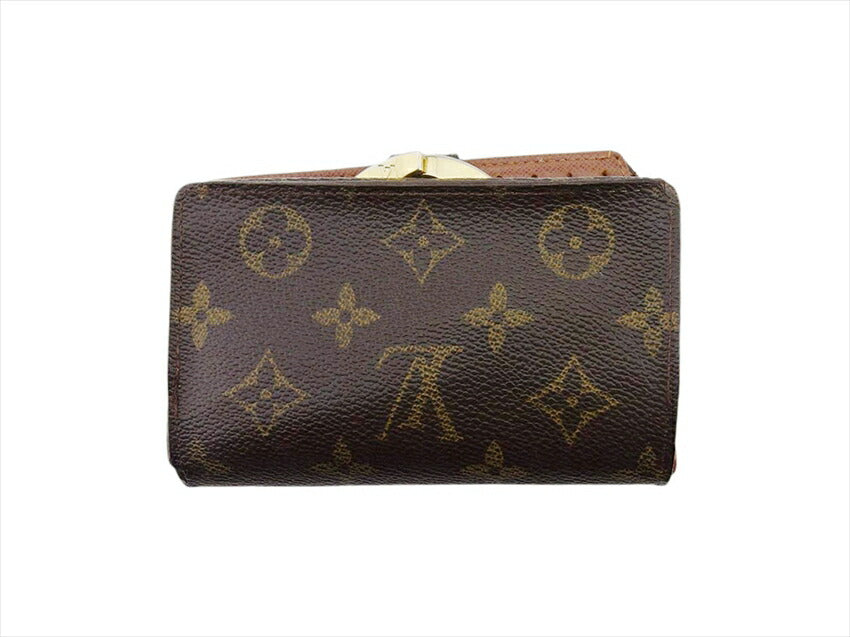 Louis Vuitton Bifold Ｍ６１６６３ Portonevie Vienova Brown Wallet Case