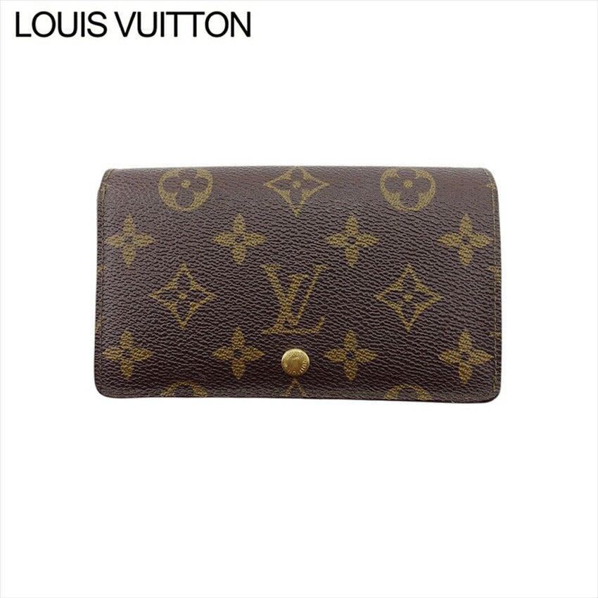 Louis Vuitton Long Purse M61736 Portefeuille Tresor Brown Wallet Case