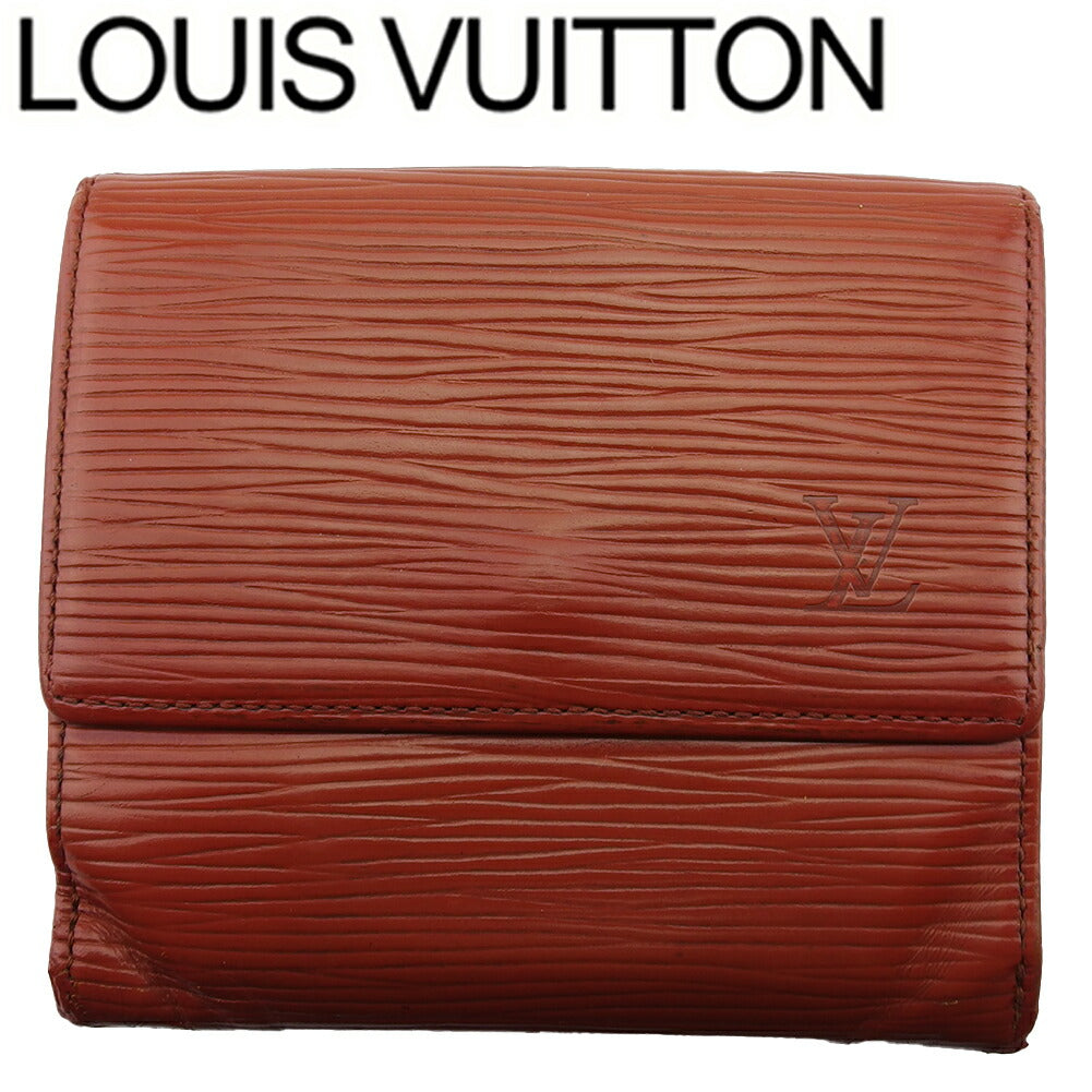 Louis Vuitton Bifold M63483 Porte Monnaie Billets Brown Wallet Case