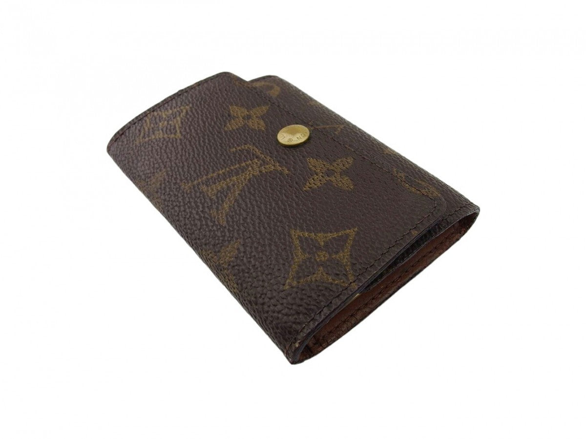 Louis Vuitton Key holder M62630 Multicles6 Brown Beige Gold Key Chain T22269