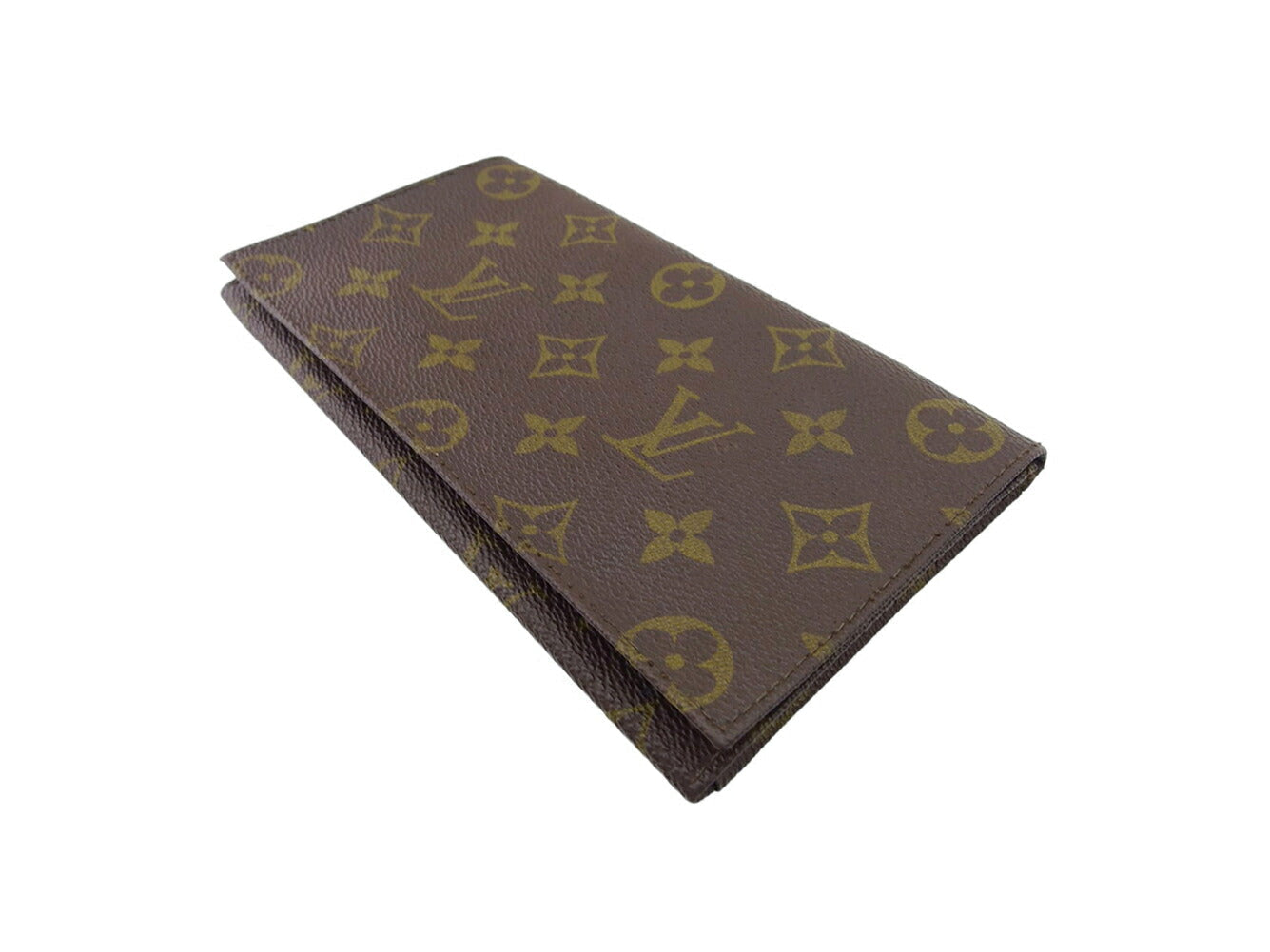 Louis Vuitton Bill Compartment Brown Beige Handbag