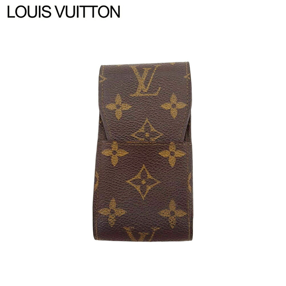 Louis Vuitton Cigarette M63024 Etui cigarette Brown Beige Handbag T22321