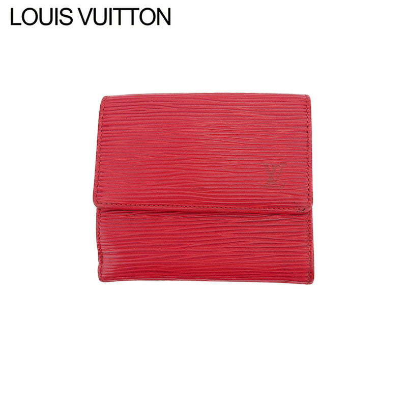 Louis Vuitton Bifold M63487 Porte Monnaie Billets Red Wallet Case