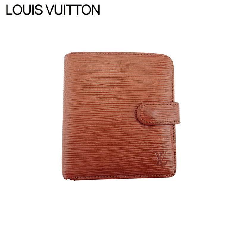 Louis Vuitton Bifold M63553 Porte Billets Compact Brown Wallet Case