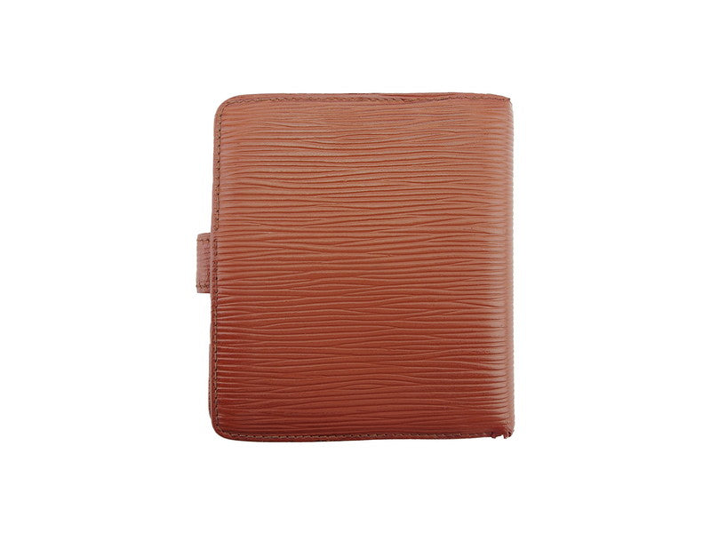 Louis Vuitton Bifold M63553 Porte Billets Compact Brown Wallet Case
