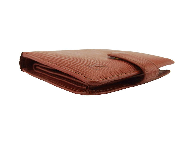 Louis Vuitton Bifold M63553 Porte Billets Compact Brown Wallet Case