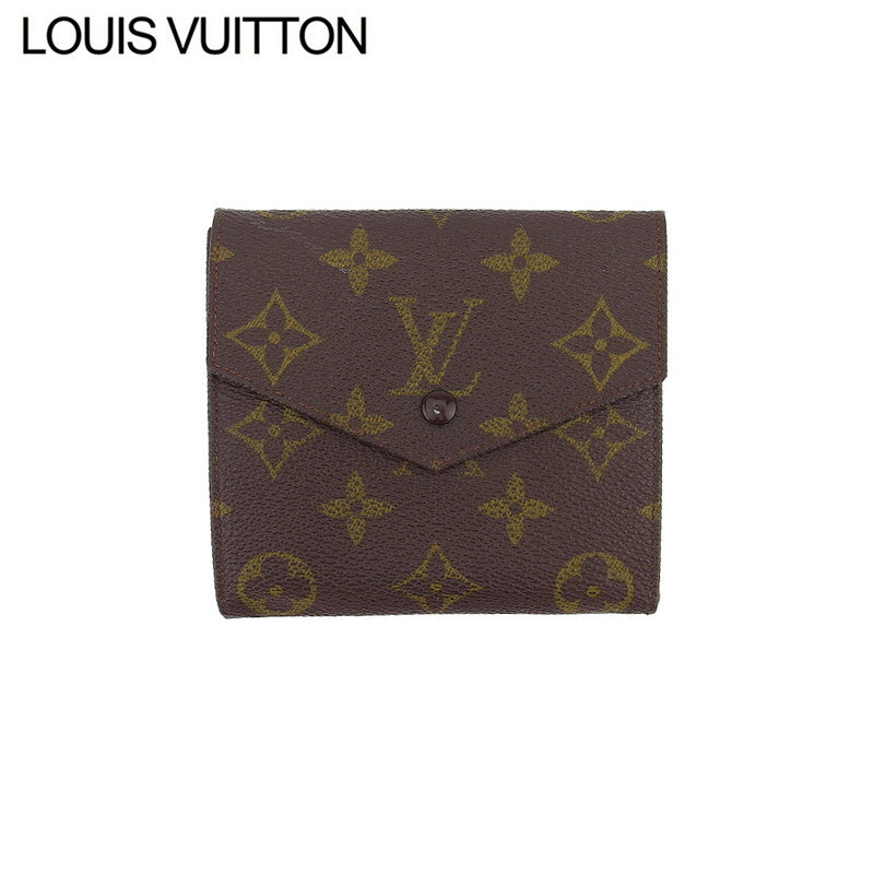 Louis Vuitton Bifold M61660 Portonebi old Brown Beige Wallet Case T22556