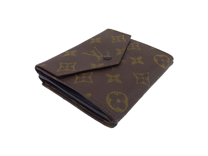Louis Vuitton Bifold M61660 Portonebi old Brown Beige Wallet Case T22556