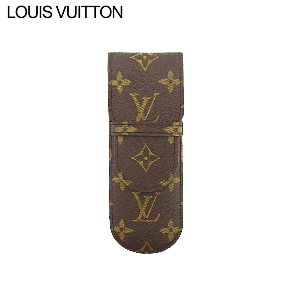 Louis Vuitton pencil M62990 Etui Stylo Brown Beige Handbag