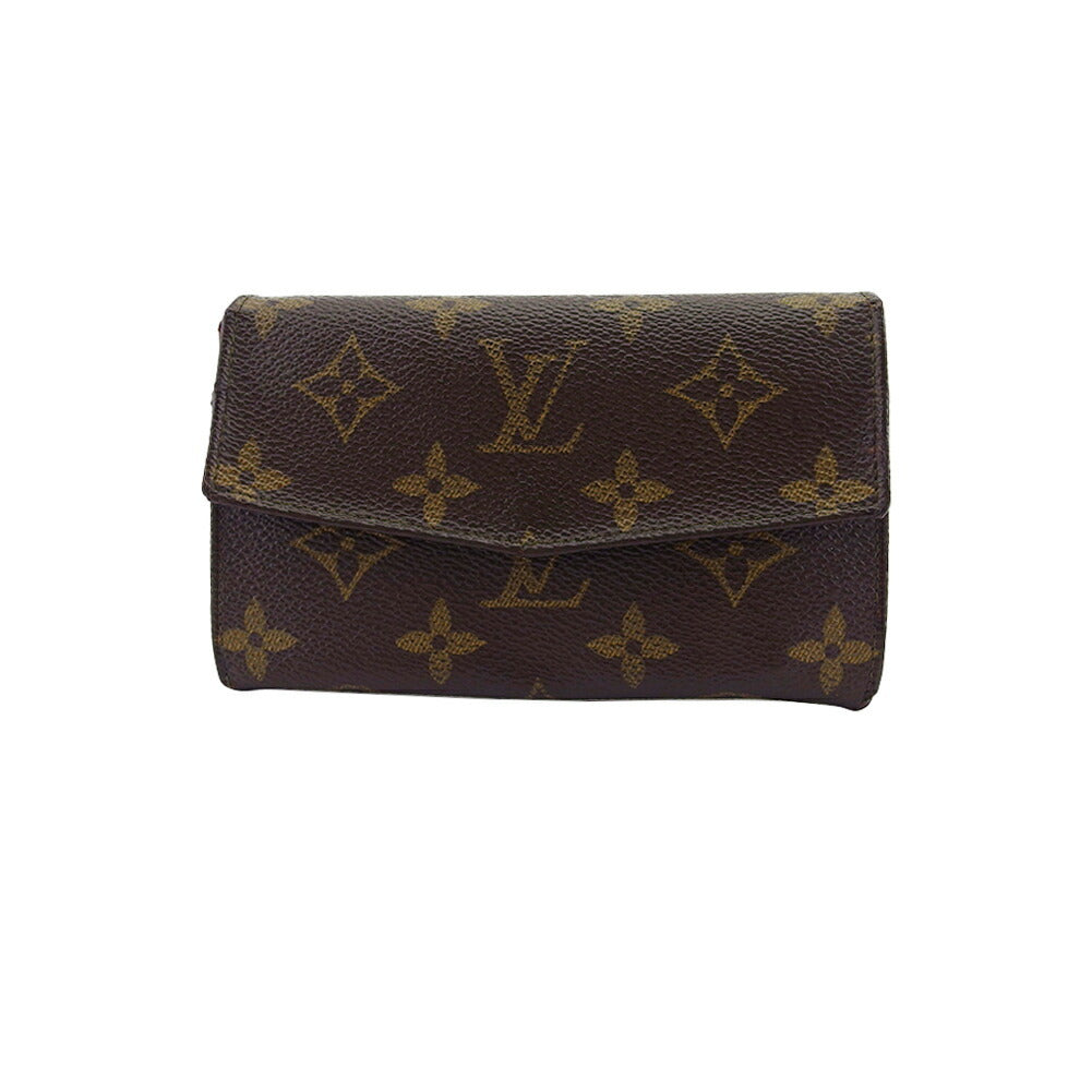 Louis Vuitton Bifold M61735 Porto Monezup Brown Wallet Case