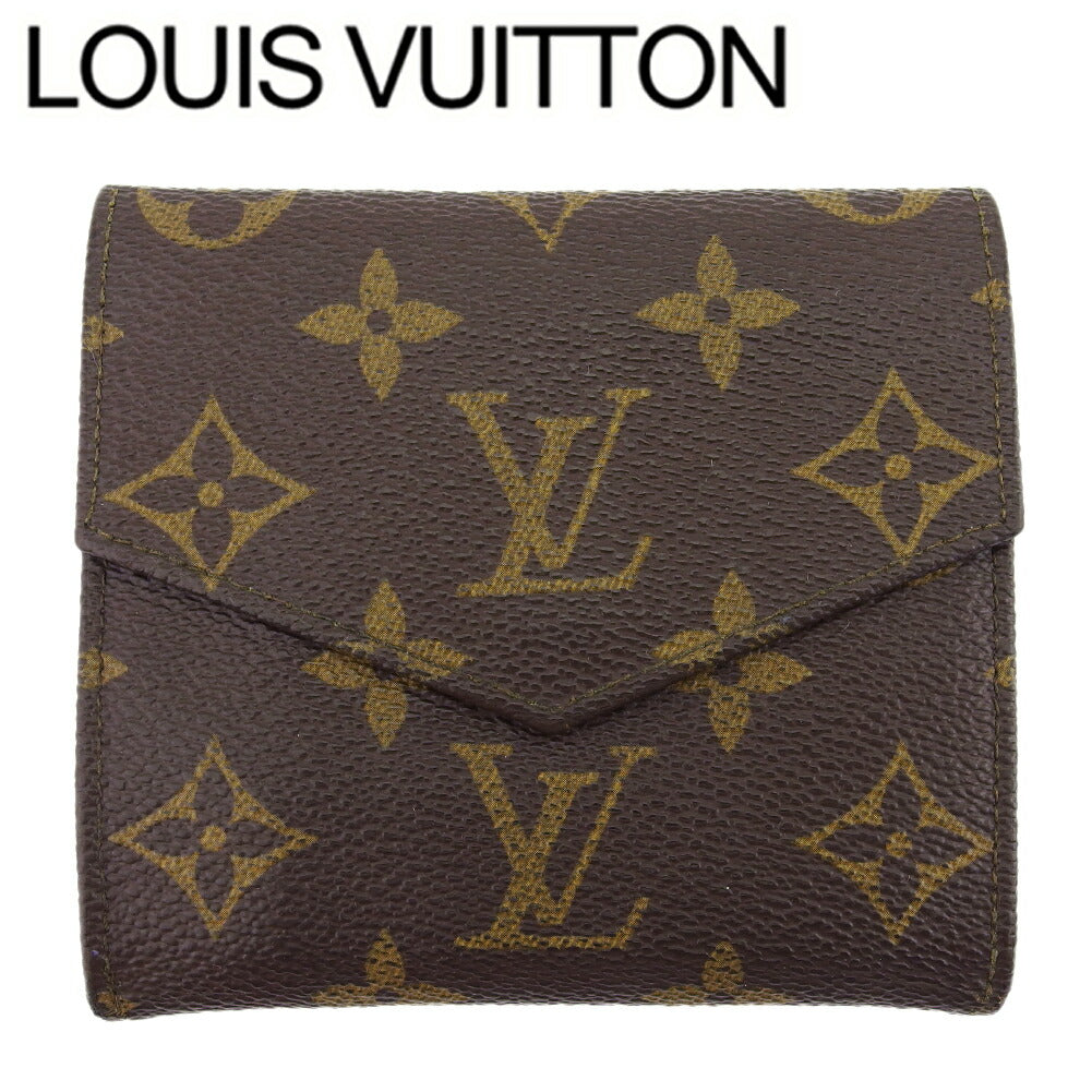 Louis Vuitton Bifold M61660 Portonebi old Brown Beige Wallet Case T23595