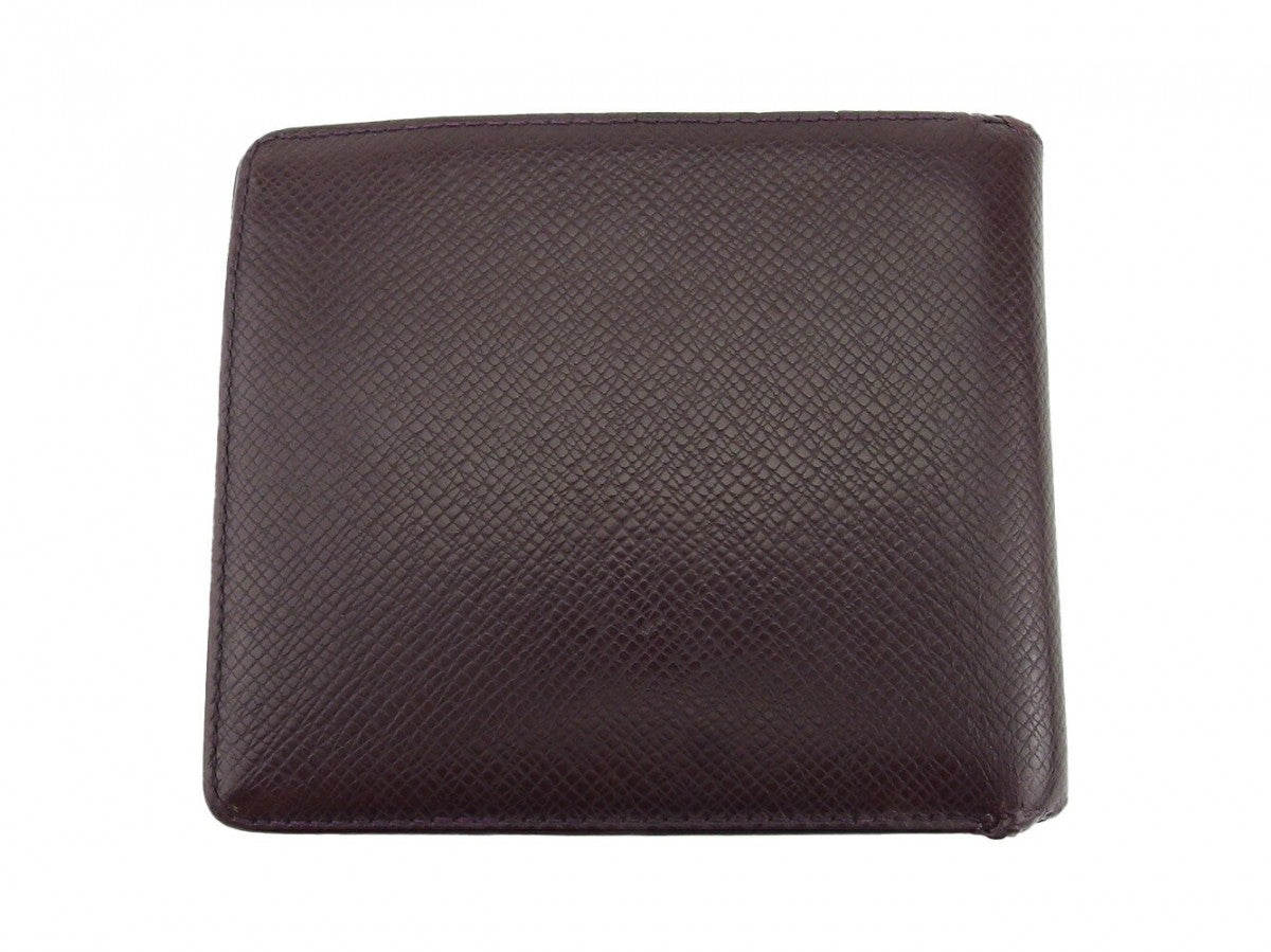 Louis Vuitton Bill Compartment Purple Porte BilletsCartes Brown Handbag