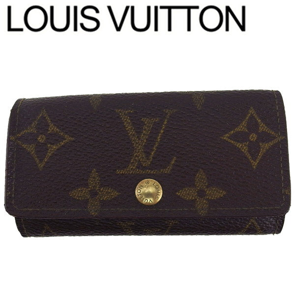 Louis Vuitton Key holder M62631 Dark Brown Beige Key Chain