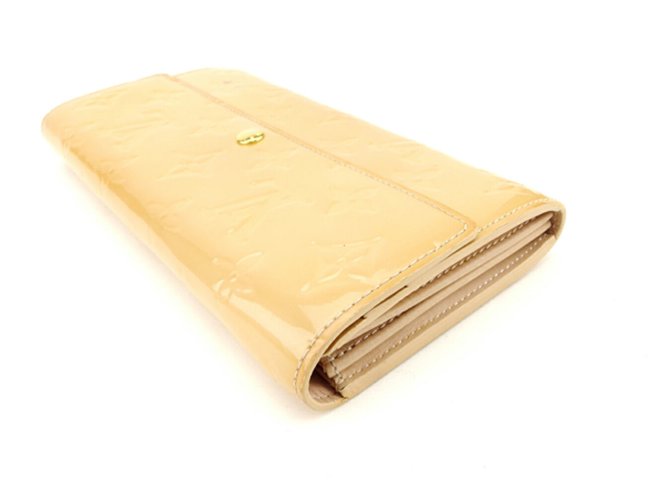 Louis Vuitton Long Purse M91171 Portefeuille Sarah Beige Wallet Case
