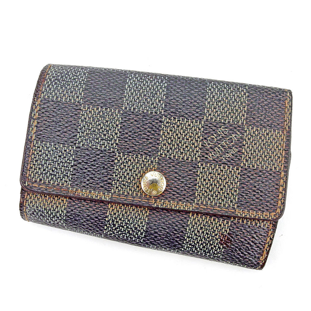 Louis Vuitton Key holder N62630 Ebene Brown Key Chain T4550