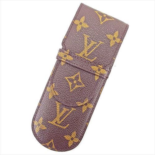Louis Vuitton pencil M62990 Etui Styro Brown Handbag