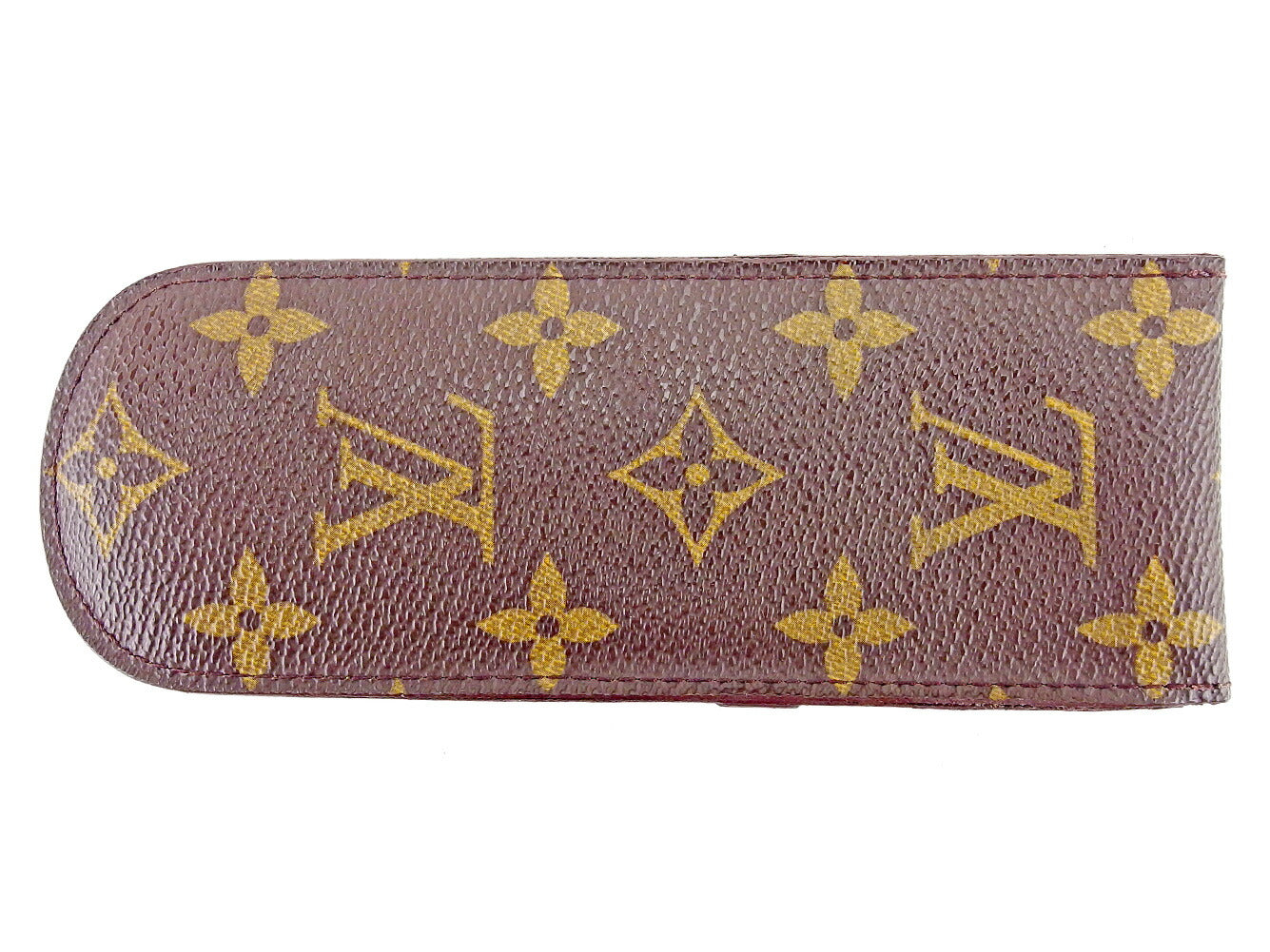 Louis Vuitton pencil M62990 Etui Styro Brown Handbag