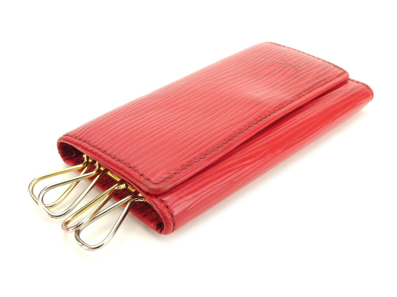 Louis Vuitton Key holder M63827 Multicles4 Red Gold Key Chain T6288