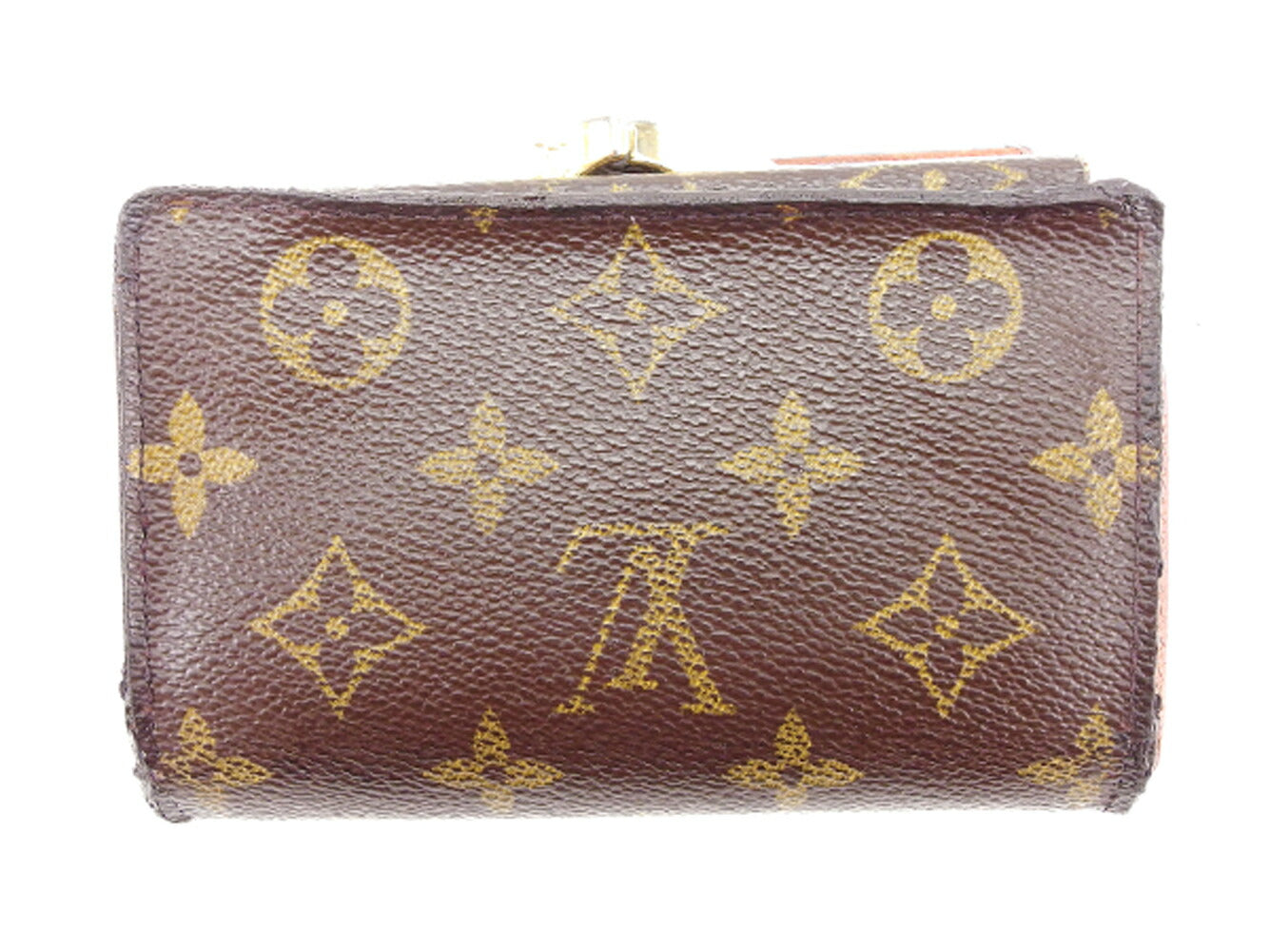 Louis Vuitton Bifold M61663 Portonevie Vienova Brown Wallet Case T7514