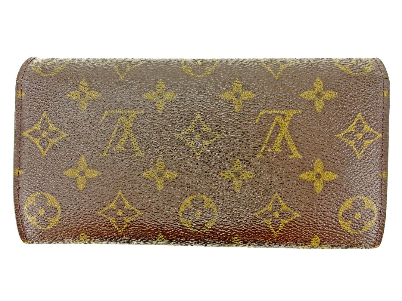 Louis Vuitton Long Purse M61725 Pochette Porto Brown Wallet Case T7575