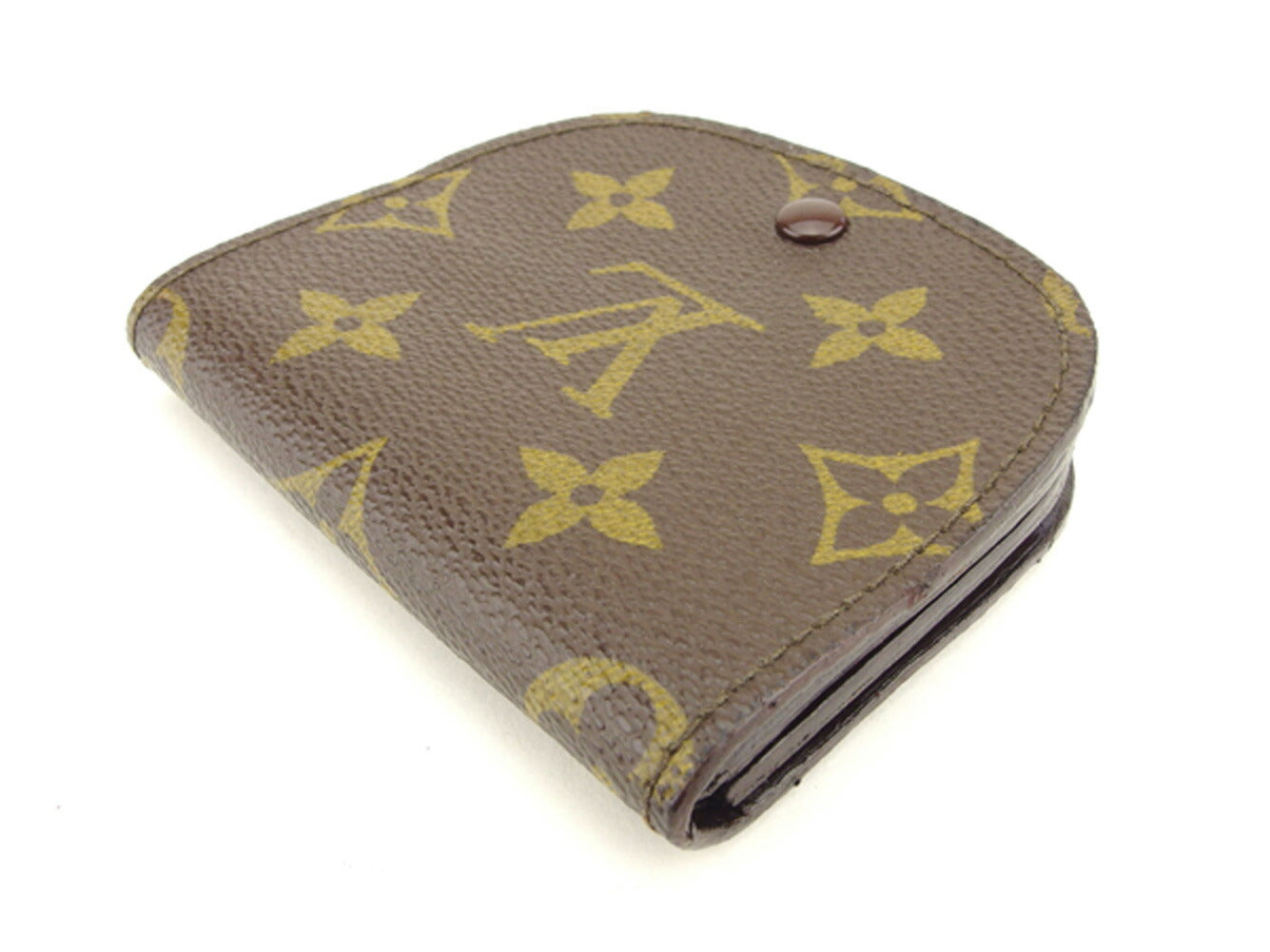 Louis Vuitton Coin M61970 Porto Moneg Brown Handbag T7999