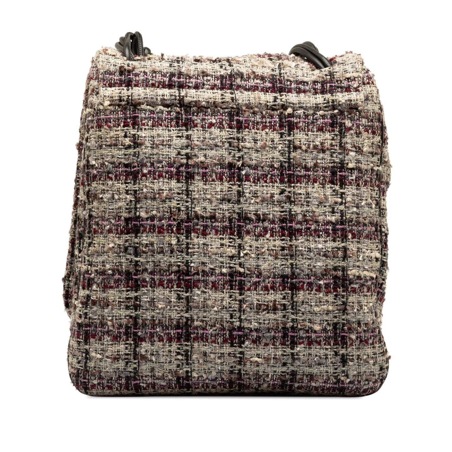 CHANEL Tweed Camellia Crossbody Crossbody Bag
