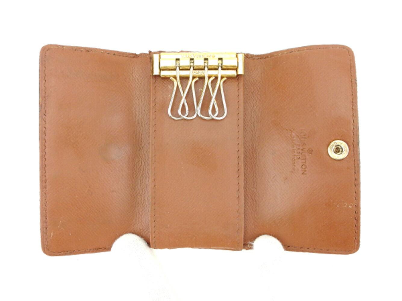 Louis Vuitton Key holder M62631 Multicles4 Brown Key Chain T8418