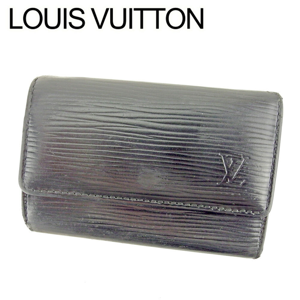 Louis Vuitton Key holder M63812 Multicles6 Black Key Chain T8897