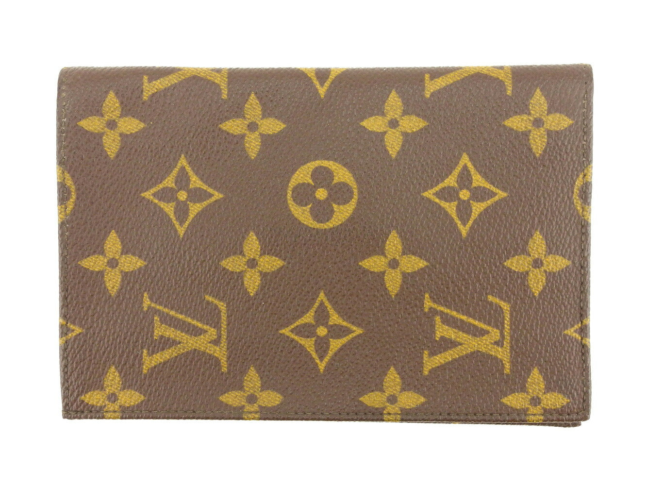 Louis Vuitton Bifold Brown Wallet Case T9009
