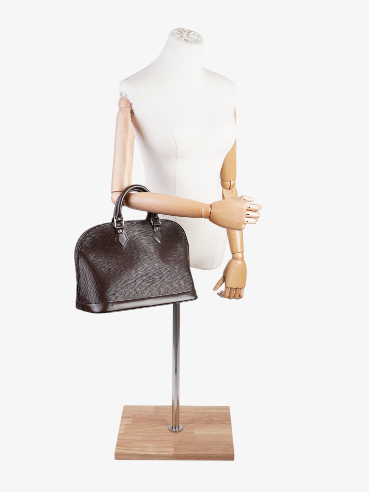 Louis Vuitton Alma PM Epi Leather Brown Handbag