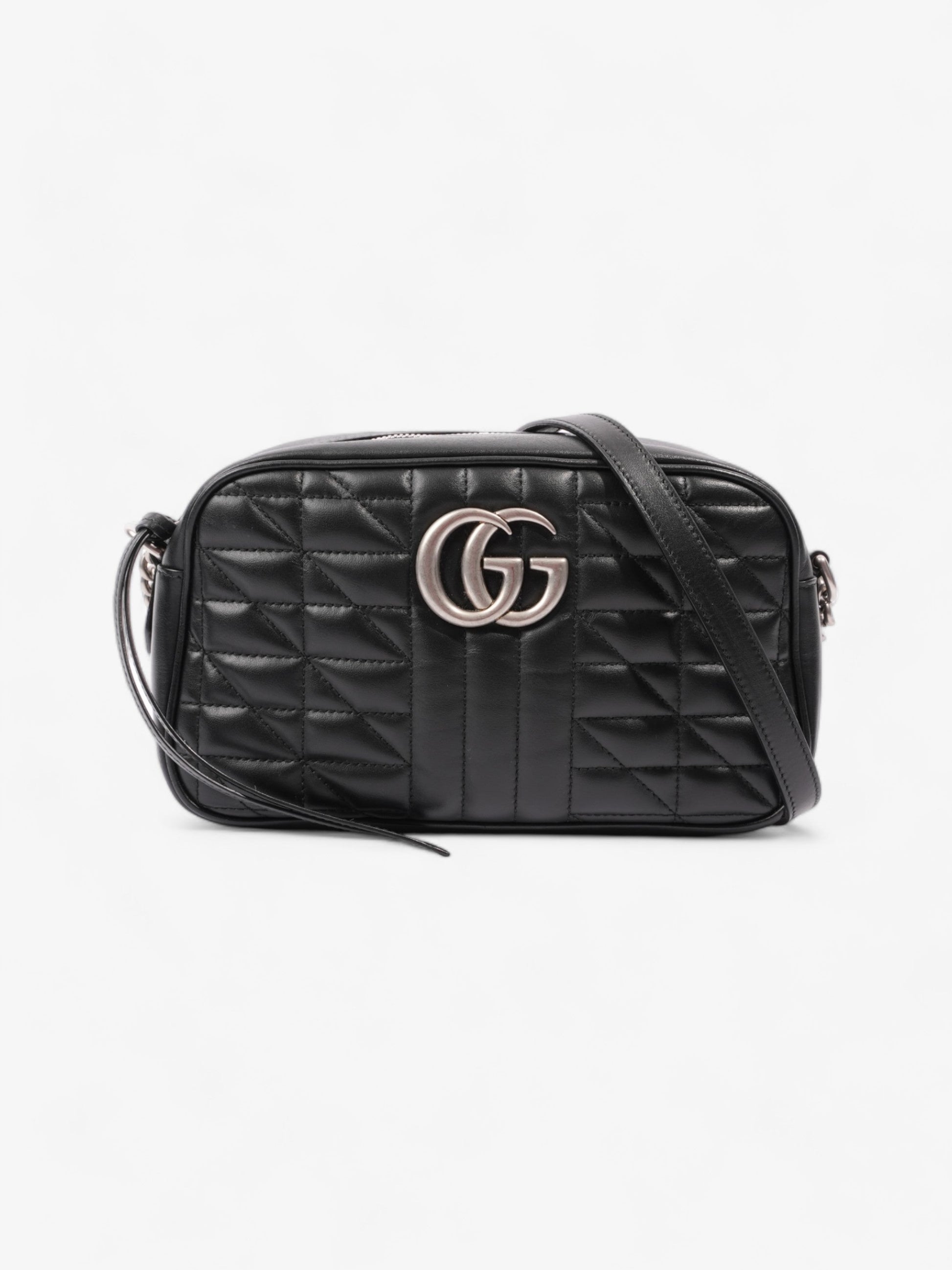 Gucci Marmont Cross Body Small Crossbody Bag Leather Matelasse