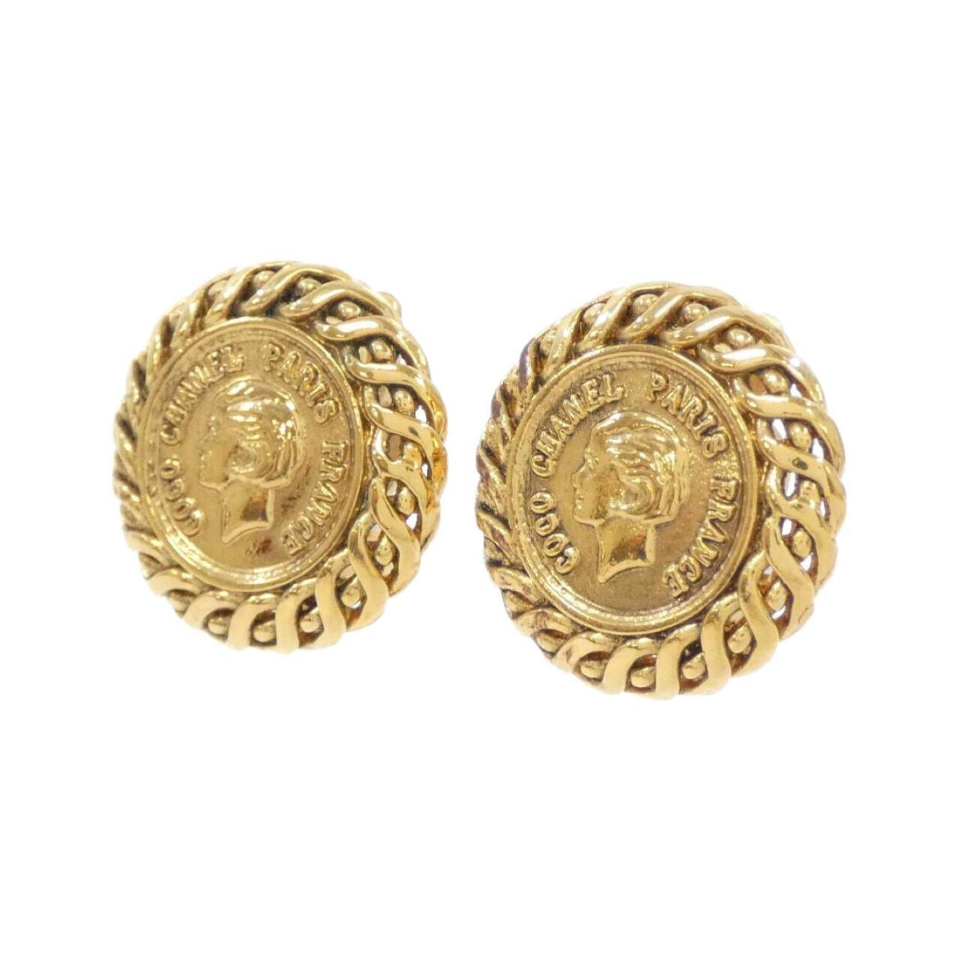 Chanel Coin Earrings