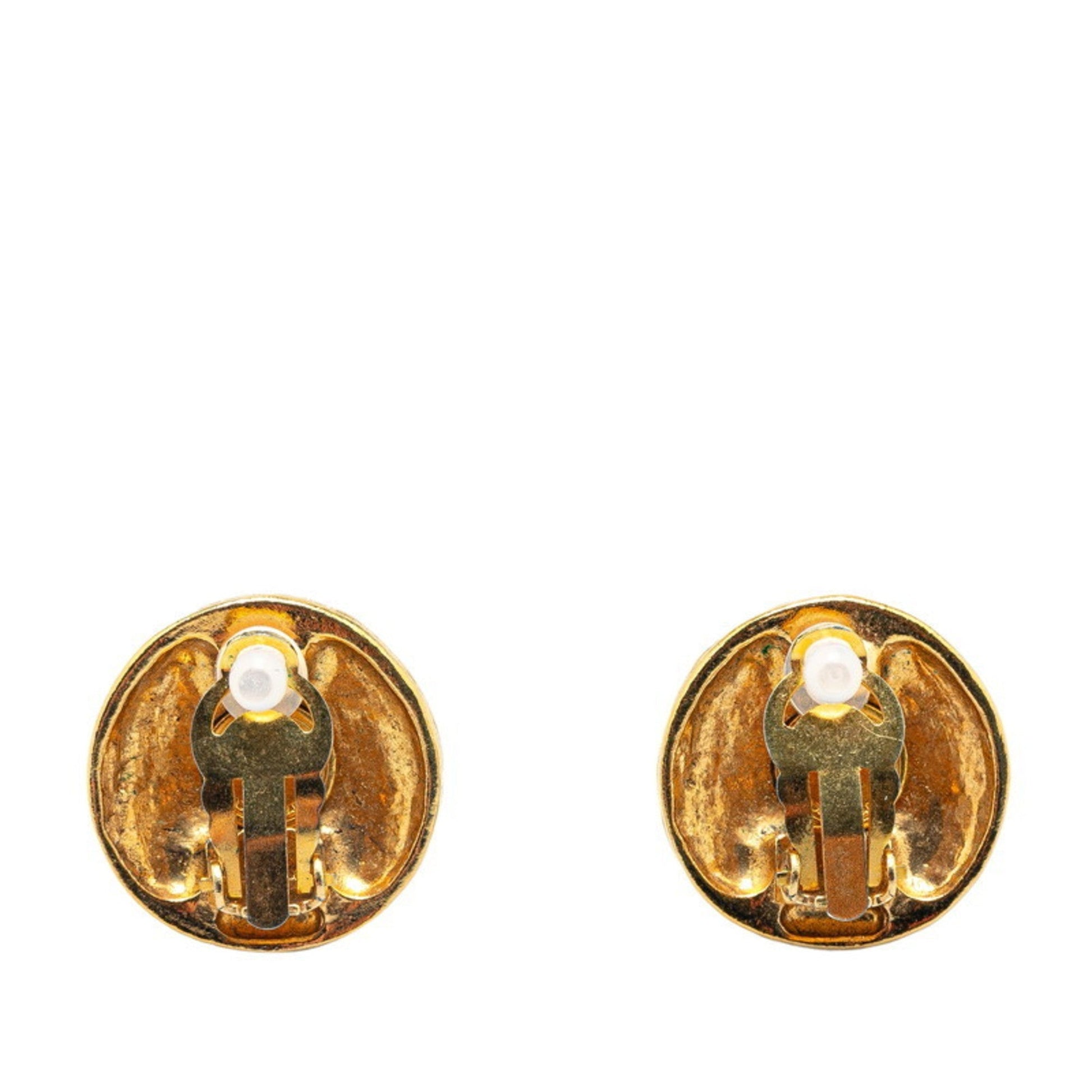 Chanel CC Logo Earrings
