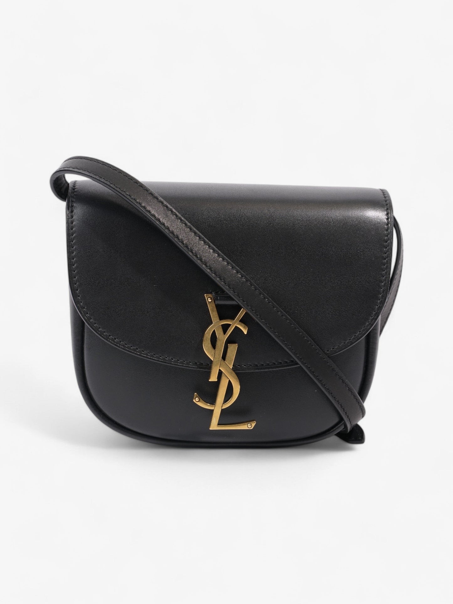 YSL Saint Laurent Kaia Calfskin Crossbody Bag Leather Black Small Calfskin Leather Small