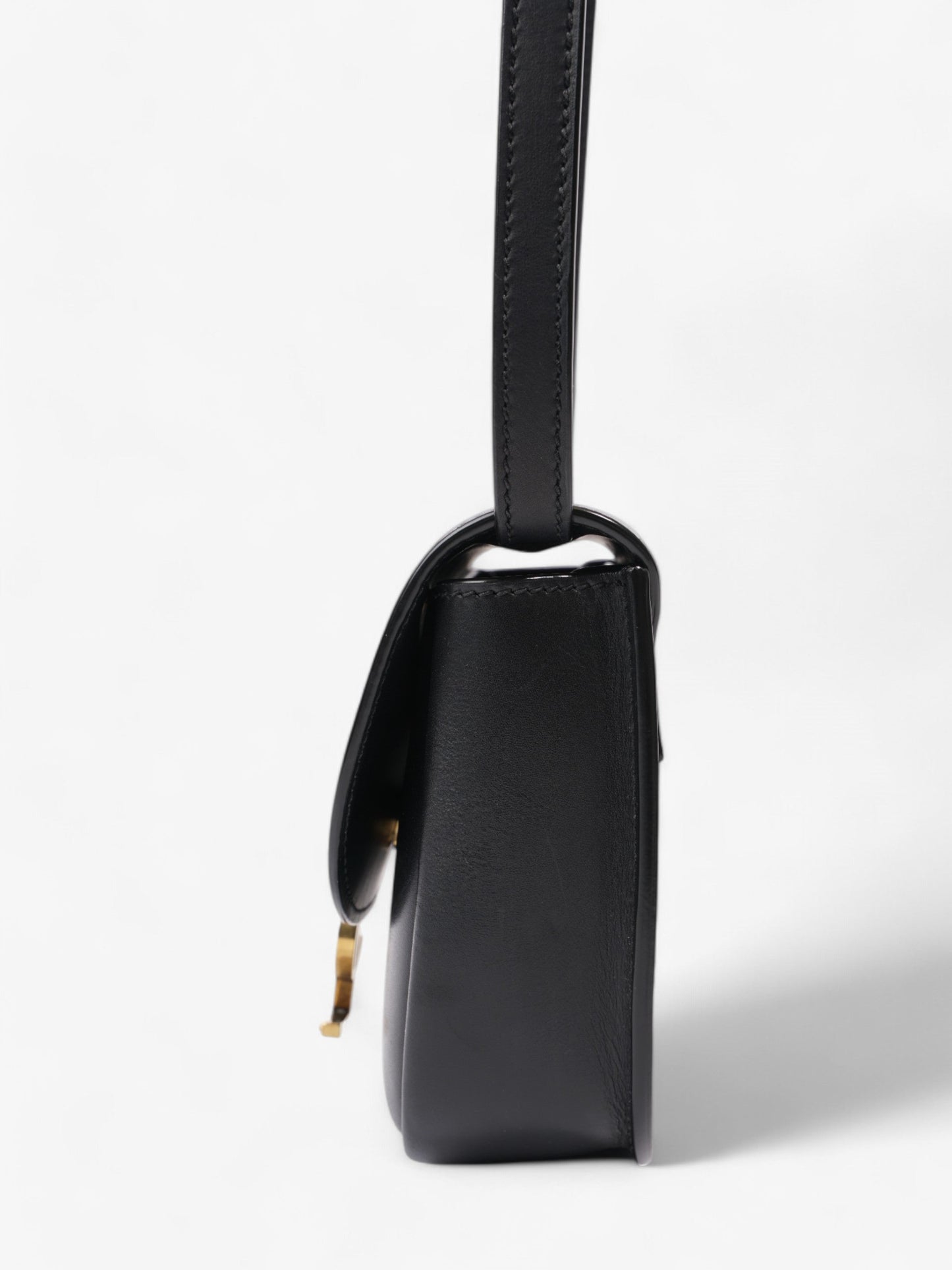 YSL Saint Laurent Kaia Calfskin Crossbody Bag Leather Black Small Calfskin Leather Small