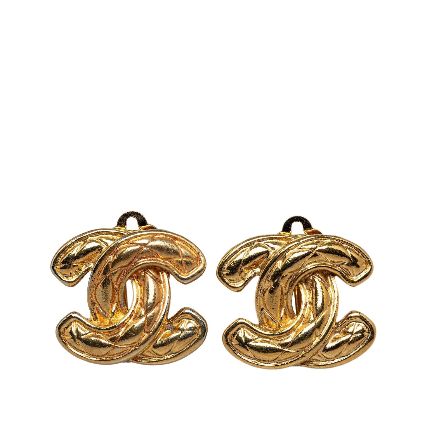 CHANEL CC Clip On Earrings Costume Earrings