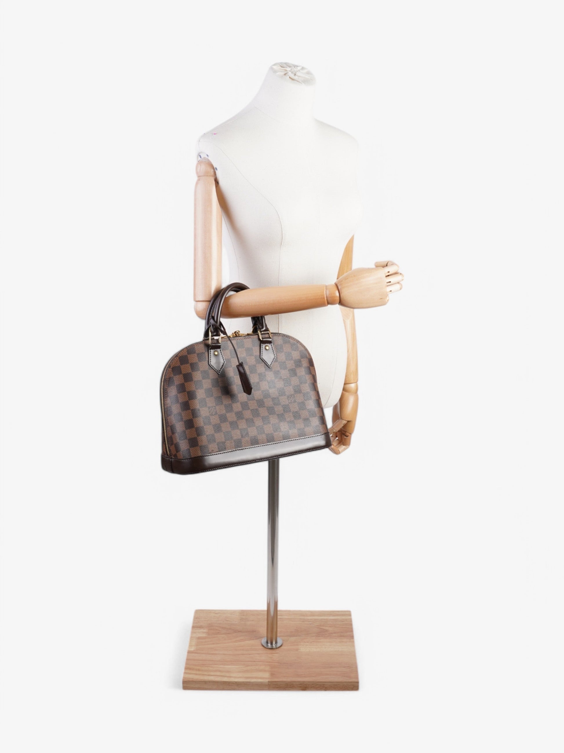 Louis Vuitton Alma Ebene Coated PM Damier Canvas Coated Canvas Apparel Pm 4