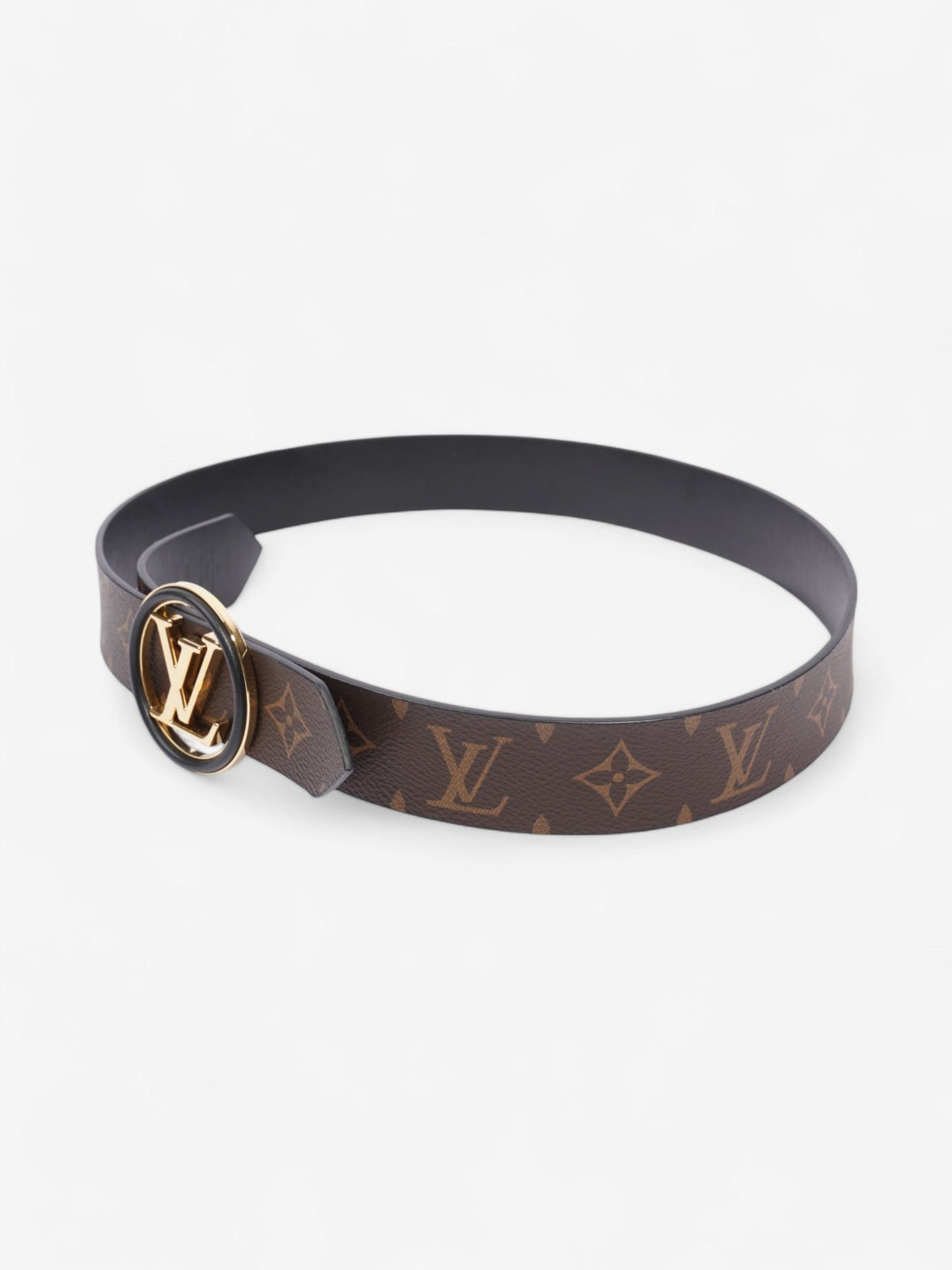 Louis Vuitton Circle 35MM Reversible Coated 95cm Monogram Canvas Black Apparel