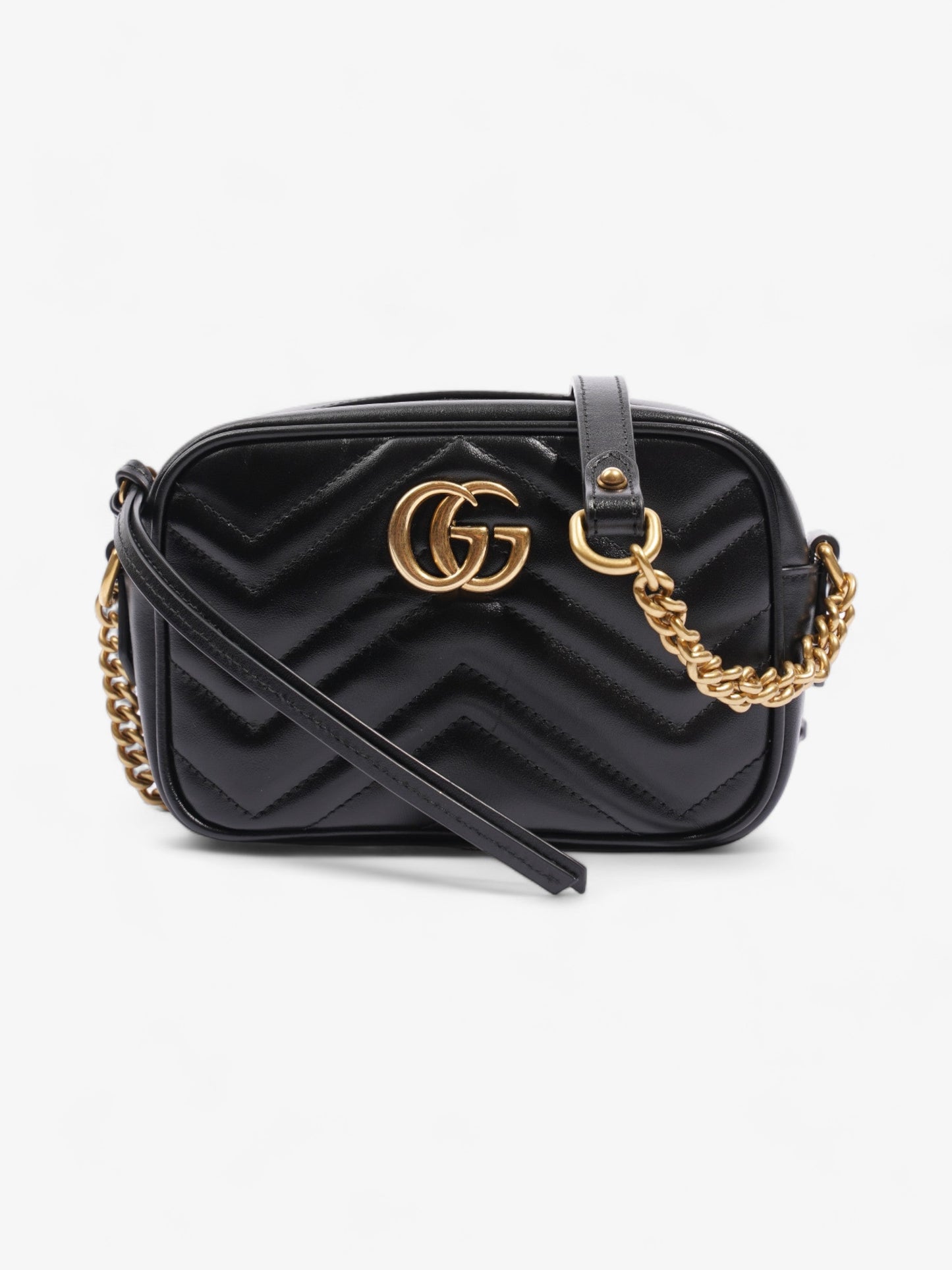 Gucci Marmont Mini Shoulder Bag Leather Matelasse