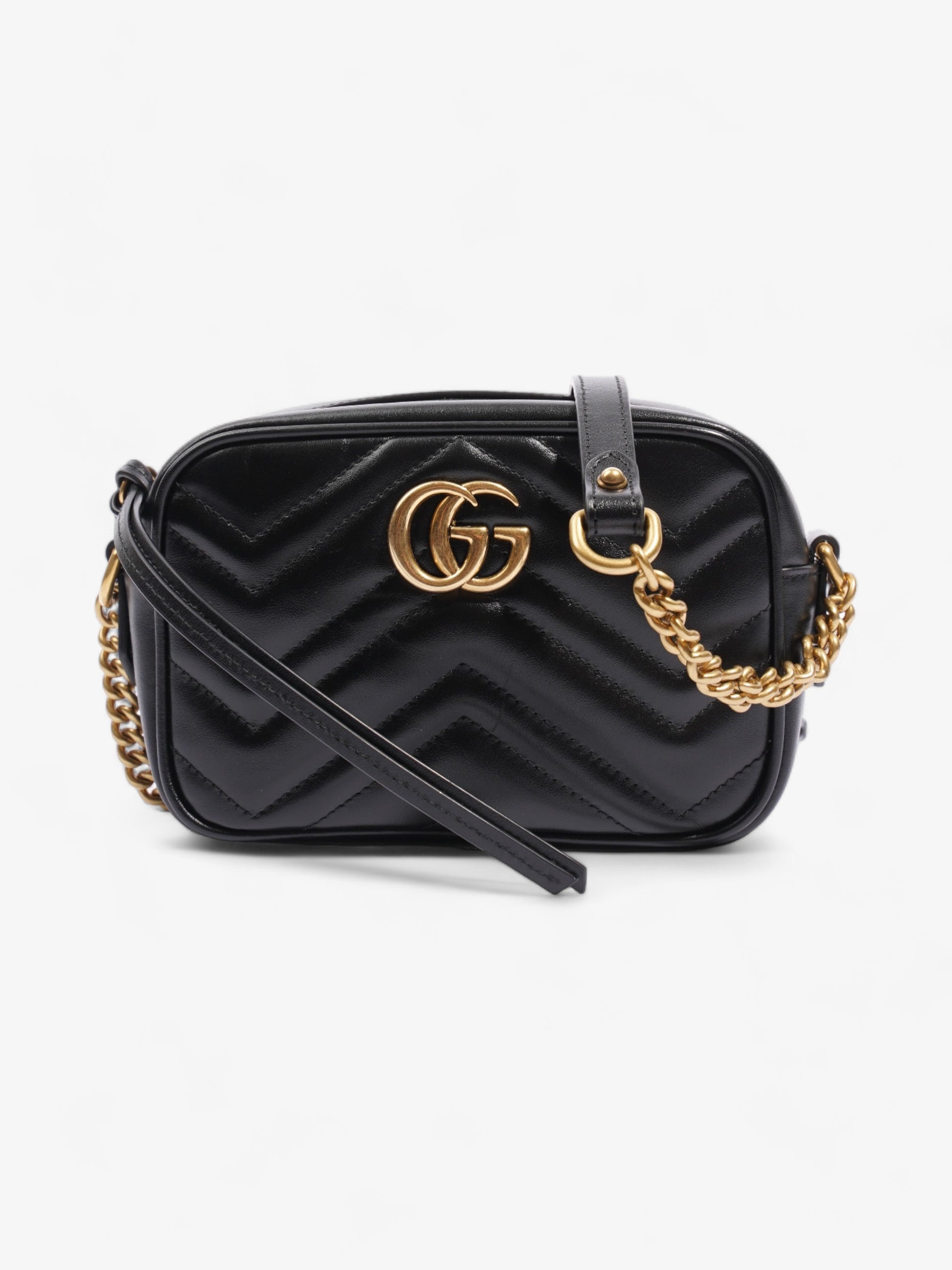 Gucci Marmont Mini Shoulder Bag Leather Matelasse
