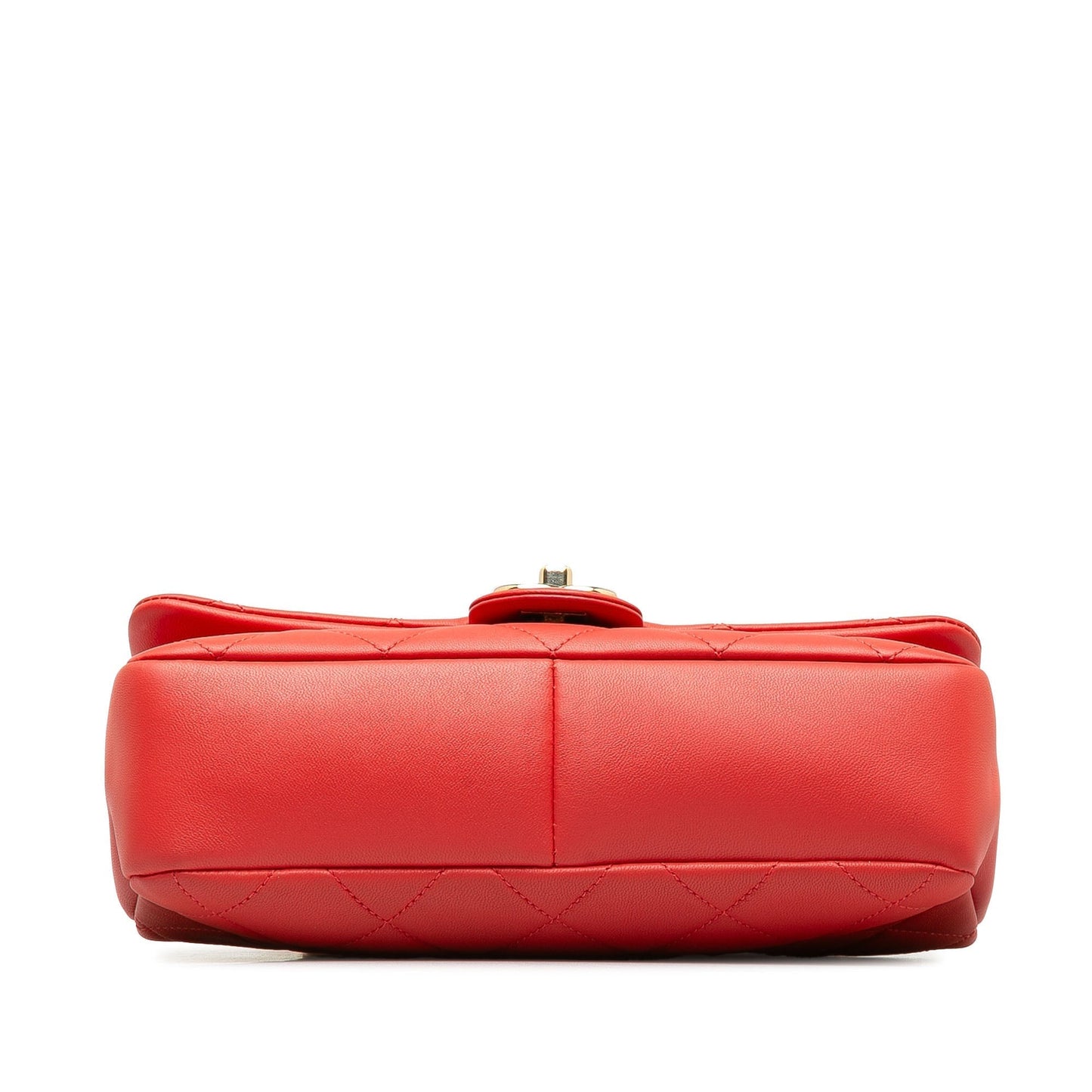 CHANEL Small Lambskin Elegant Chain Single Flap Satchel