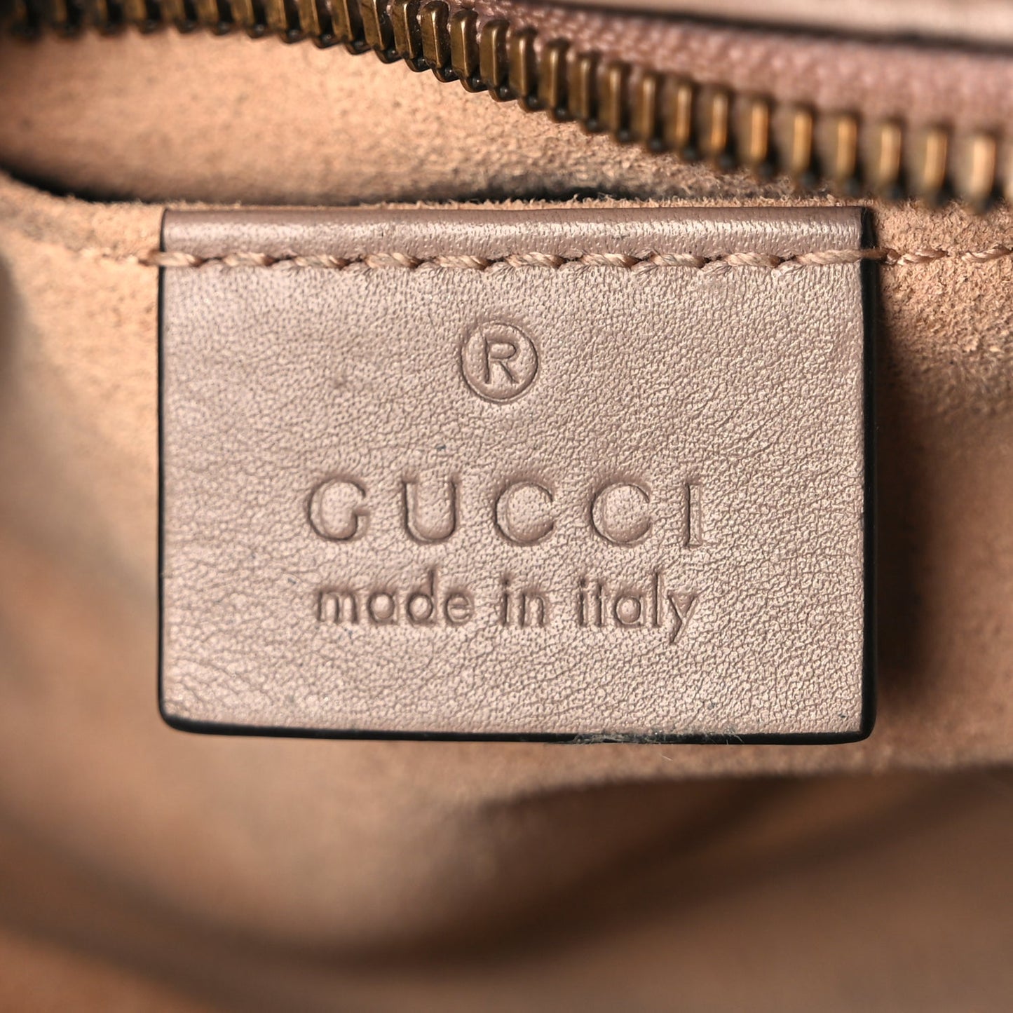 Gucci Calfskin Matelasse GG Marmont Belt Bag 85 34 Porcelain Rose