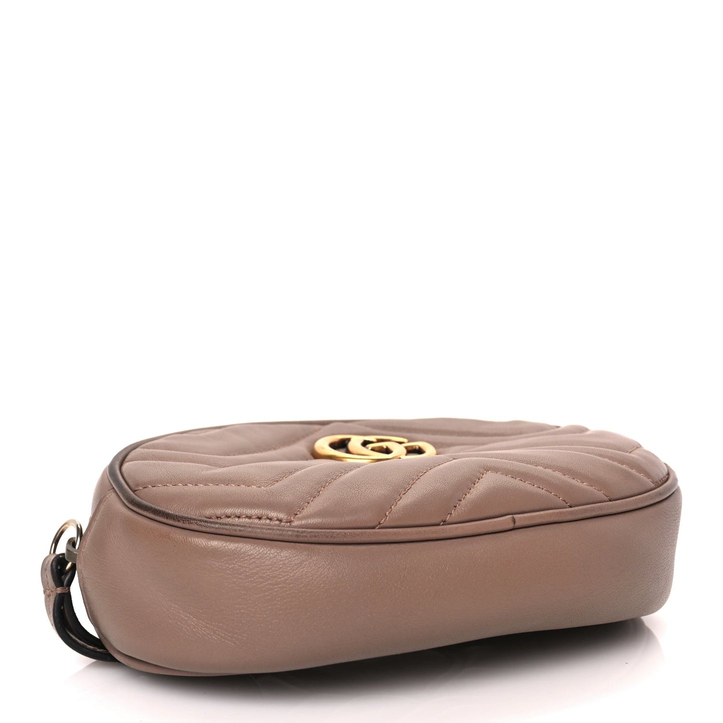 Gucci Calfskin Matelasse GG Marmont Belt Bag 85 34 Porcelain Rose