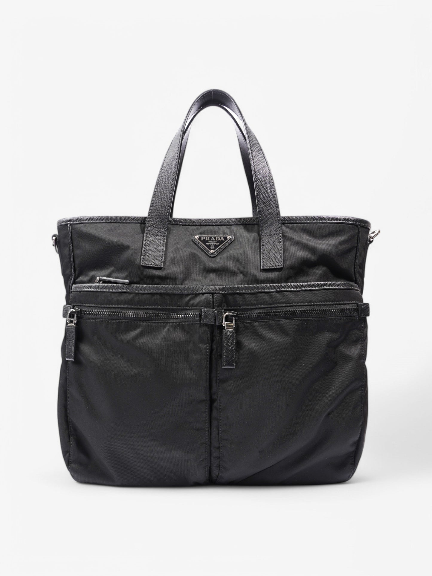 Prada Tote Bag Re Nylon Black