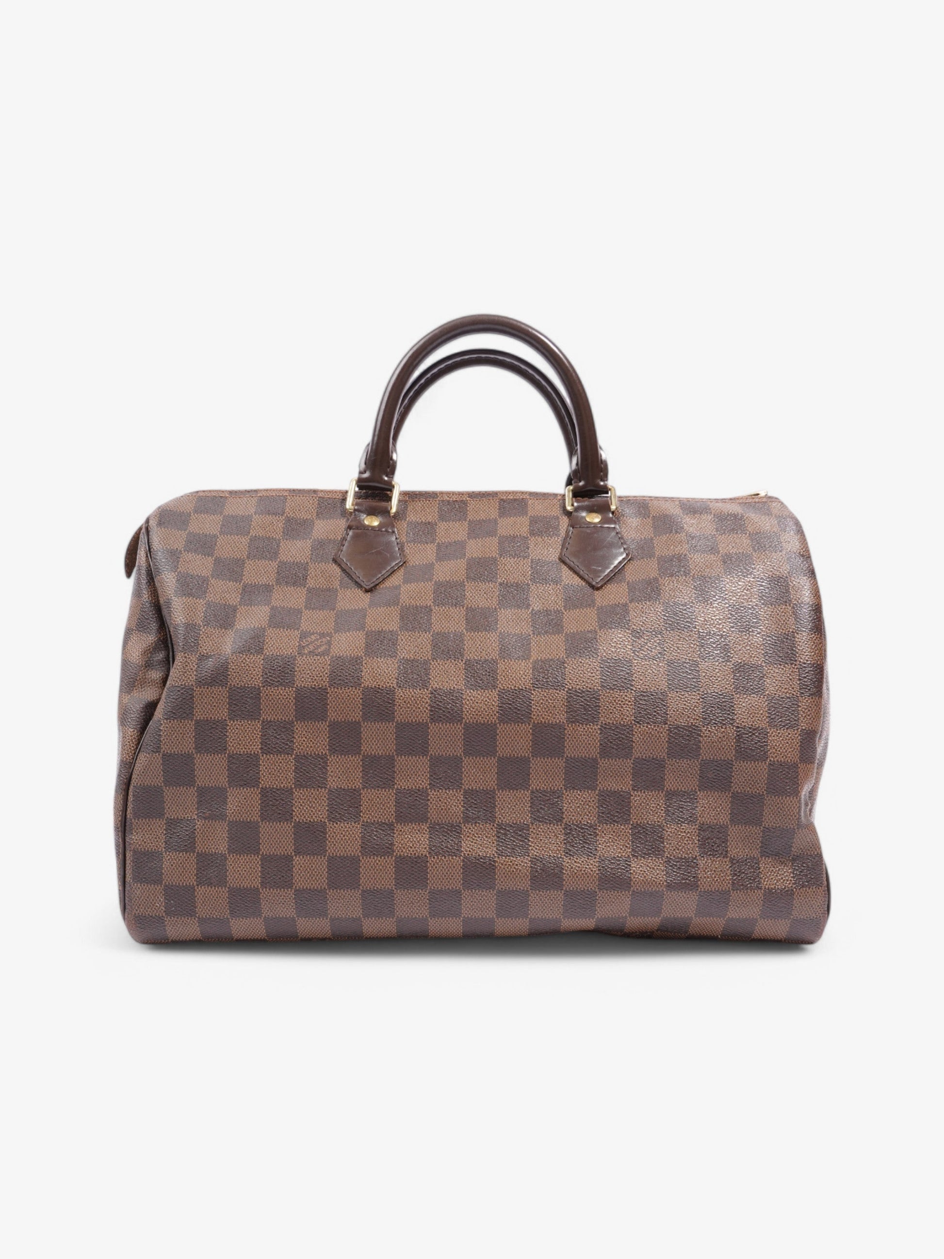 Louis Vuitton Speedy Ebene Coated 35 Canvas Coated Canvas Damier Apparel Canvas 58
