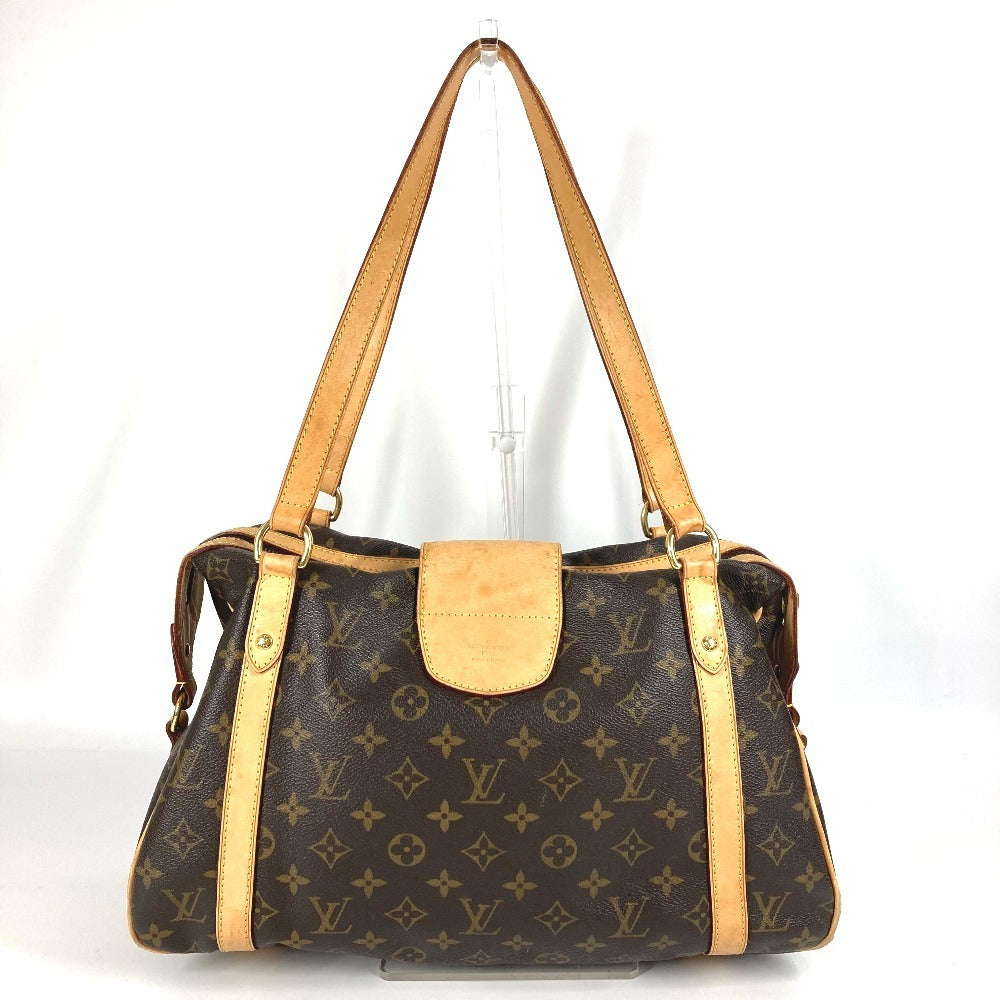 Louis Vuitton M51186 Stresa PM Stresa PM Monogram Canvas Brown Shoulder Bag