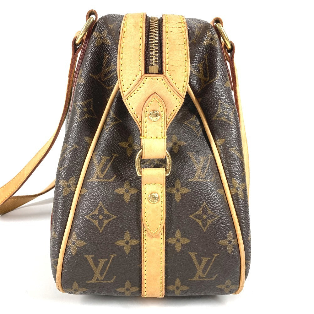 Louis Vuitton M51186 Stresa PM Stresa PM Monogram Canvas Brown Shoulder Bag