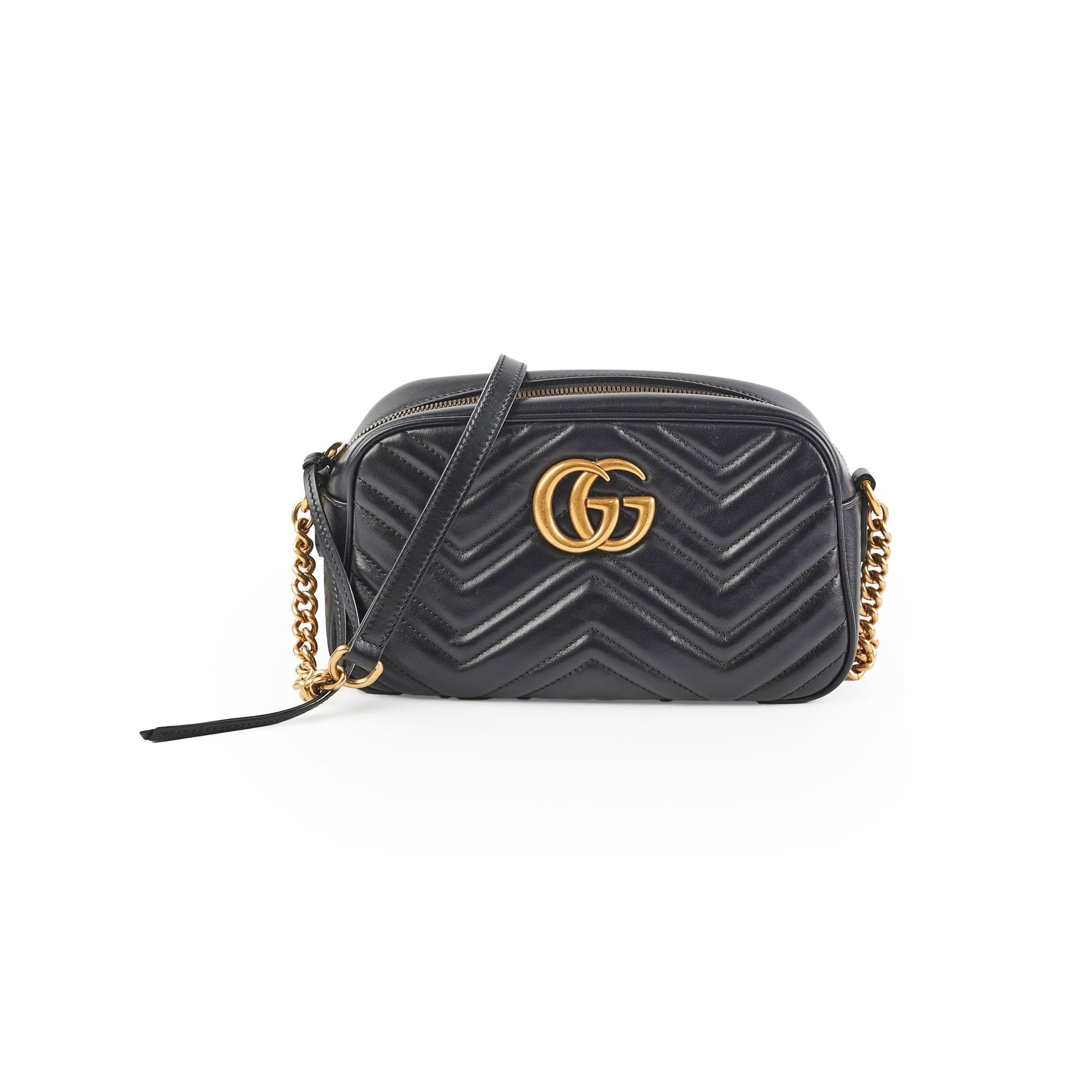 Gucci Marmont Camera Bag Black Small Travel Bag Bag Black