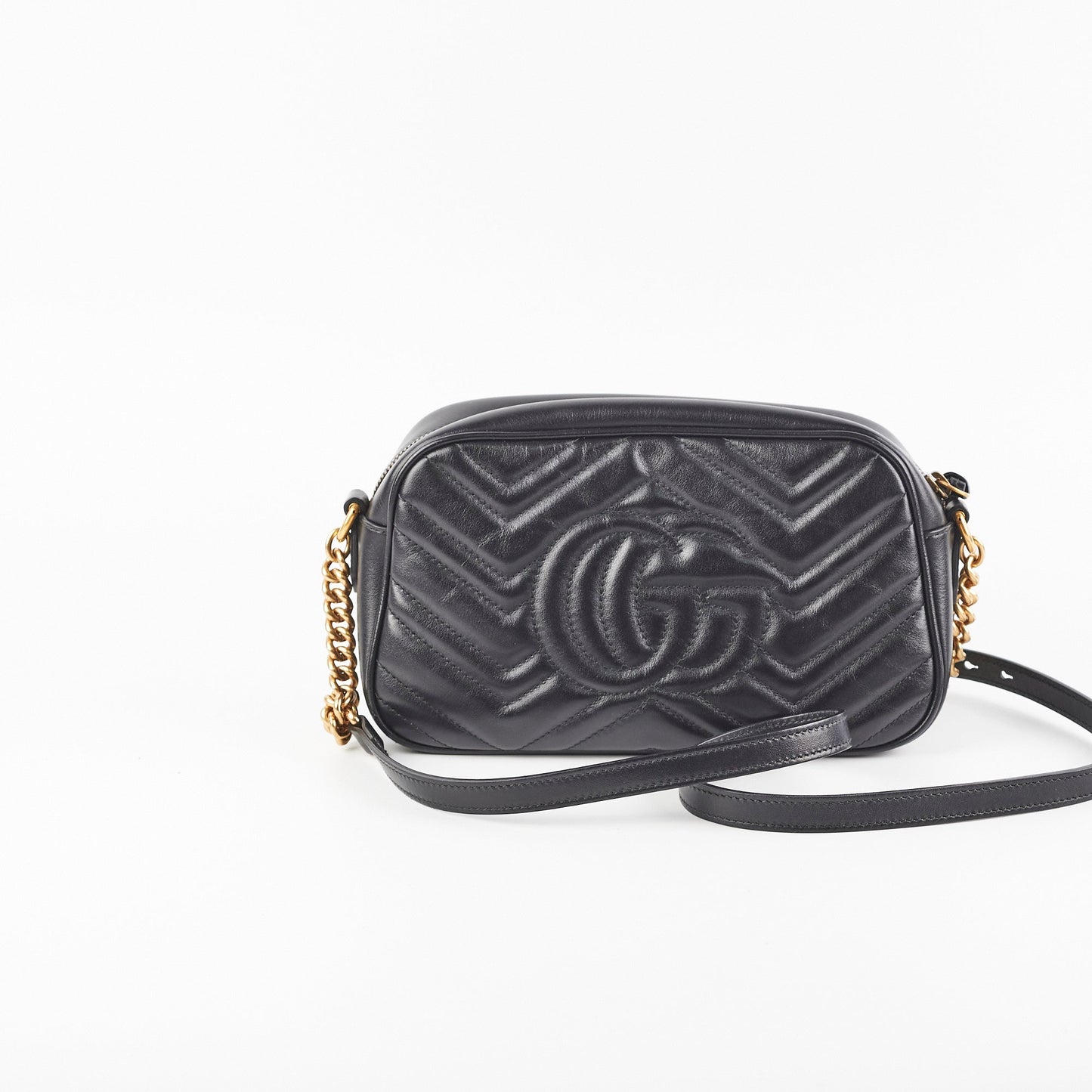 Gucci Marmont Camera Bag Black Small Travel Bag Bag Black