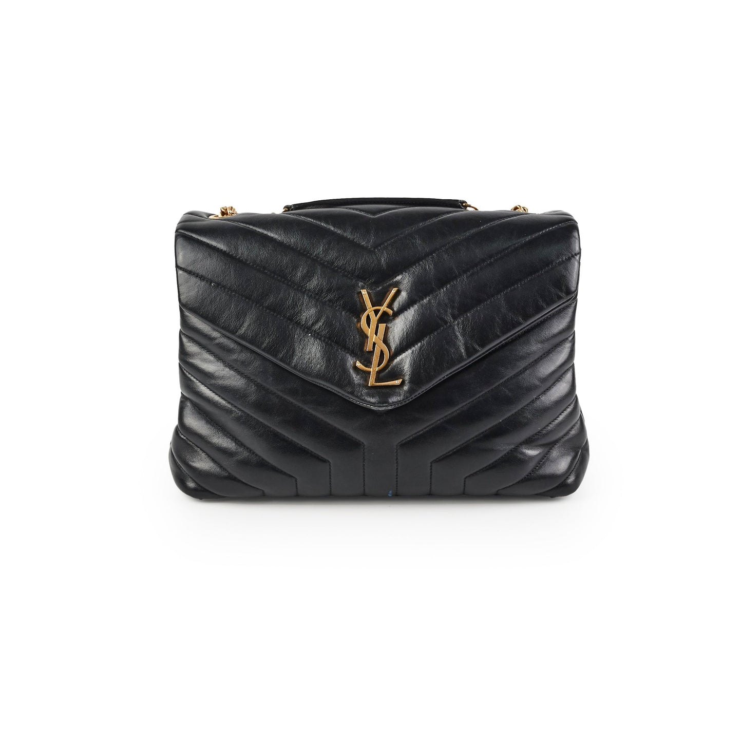 YSL Saint Laurent Lou Lou Crossbody Bag Black Medium